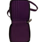 Dolce & Gabbana Elegant Purple Leather Bifold Wallet with Strap