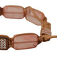 Nialaya Multicolor Crystals Logo Embellished Adjustable Bracelet