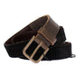 Dolce & Gabbana Elegant Leather-Cotton Fusion Men's Belt