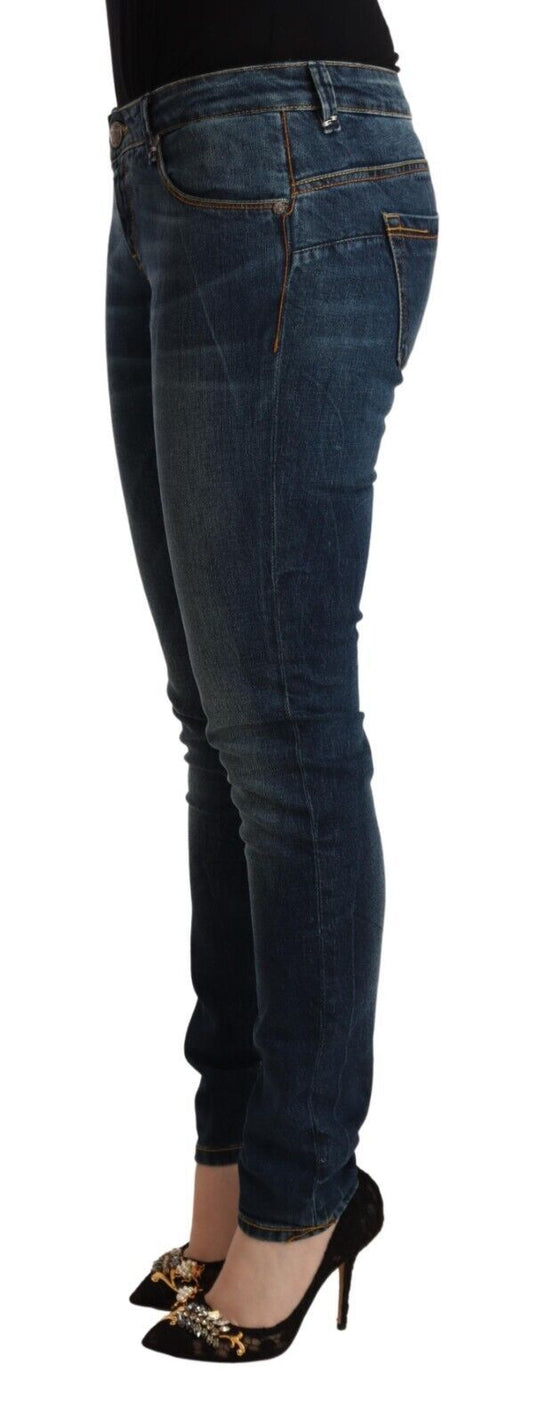 Acht Chic Slim-Fit Low Waist Skinny Jeans