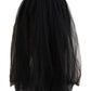 Dolce & Gabbana Elegant Black Tulle A-Line Floor-Length Skirt