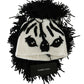 Dolce & Gabbana Black and White Knitted Cashmere Beanie