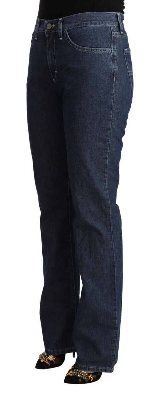 GF Ferre Elegant Flared Cotton Jeans