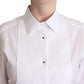 Dolce & Gabbana Elegant White Poplin Dress Shirt