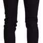 GF Ferre Chic Black Slim Fit Designer Jeans