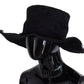 Dolce & Gabbana Elegant Black Top Hat - Timeless Fashion Statement