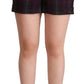 BENCIVENGA Multicolor Mid Waist Checkered Shorts