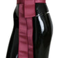 Dolce & Gabbana Elegant Pink Silk Wide Waist Belt