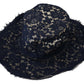 Dolce & Gabbana Elegant Wide Brim Blue Hat