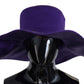 Dolce & Gabbana Elegant Purple Silk Top Hat