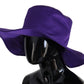 Dolce & Gabbana Elegant Purple Silk Top Hat