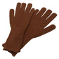 Dolce & Gabbana Elegant Brown Cashmere Winter Gloves