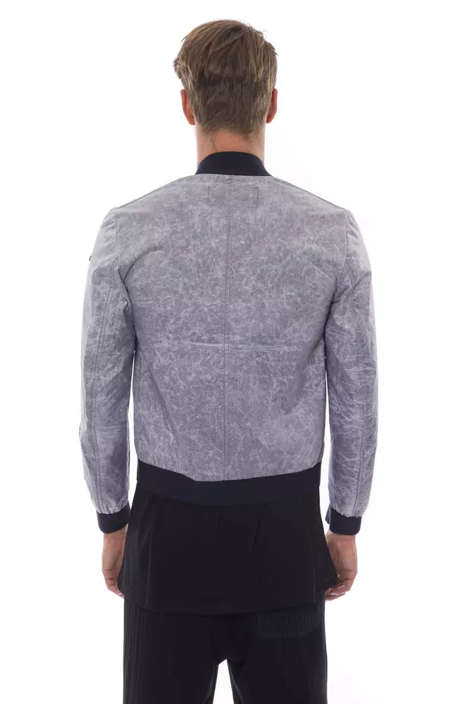 Nicolo Tonetto Gray Polyester Jacket
