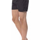 Roberto Cavalli Sport Sleek Black Printed Swimsuit for Men