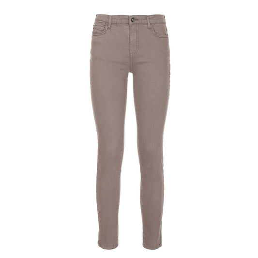 Imperfect Impeccable Gray Cotton Stretch Pants