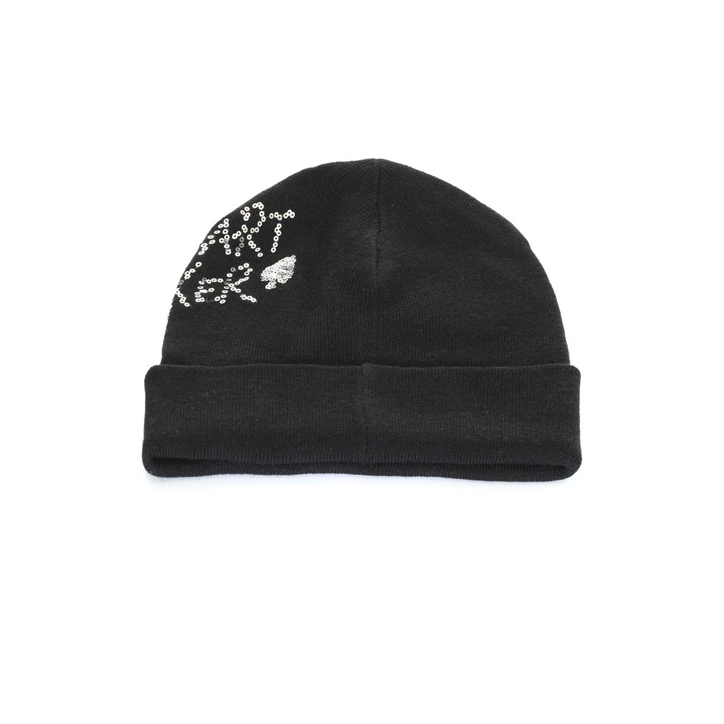 Imperfect Chic Knitted Beanie in Timeless Black