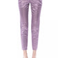 BYBLOS Purple Cotton Jeans & Pant