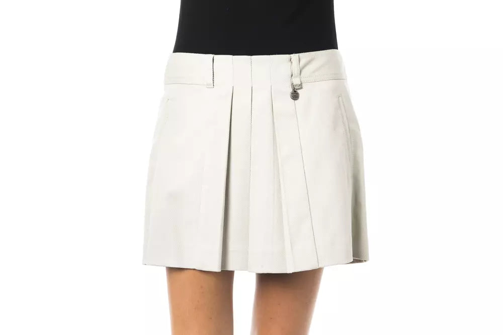 BYBLOS Gray Cotton Skirt