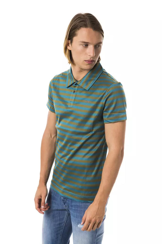 BYBLOS Green Cotton Polo Shirt