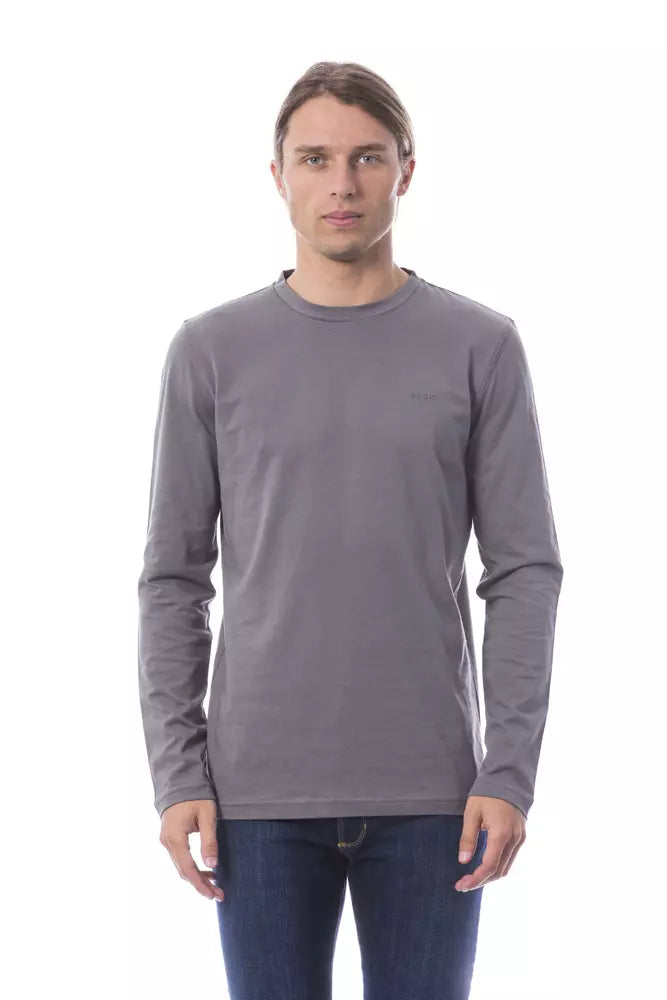 Verri Gray Cotton T-Shirt