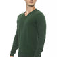 Conte of Florence Green Wool Sweater
