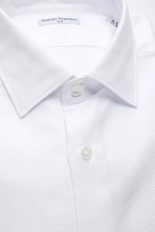 Robert Friedman White Cotton Shirt