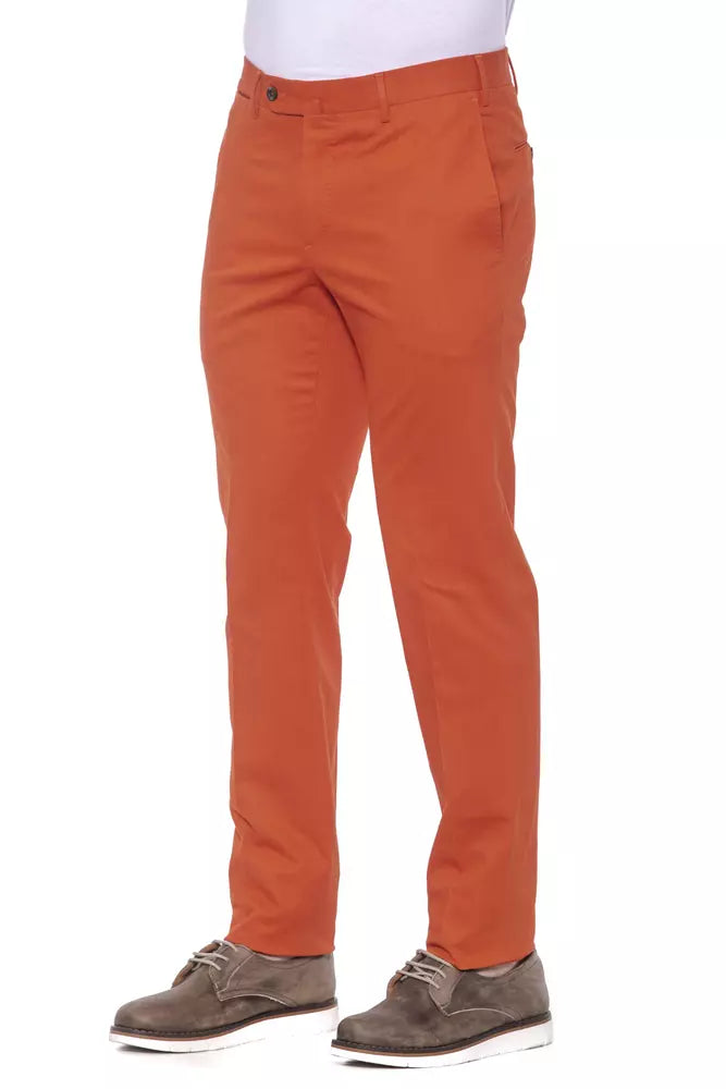 PT Torino Red Cotton Jeans & Pant