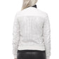 19V69 Italia Chic Beige Perforated Faux Leather Jacket