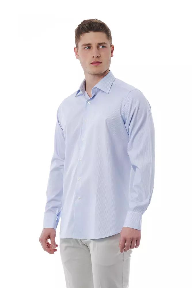 Bagutta Elegant Italian Collar Cotton Shirt