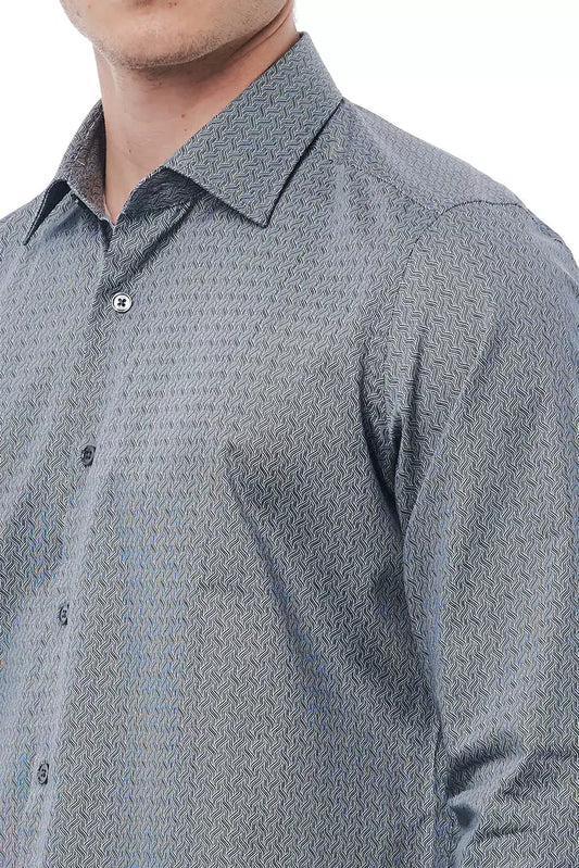 Bagutta Sleek Italian Collar Cotton Shirt