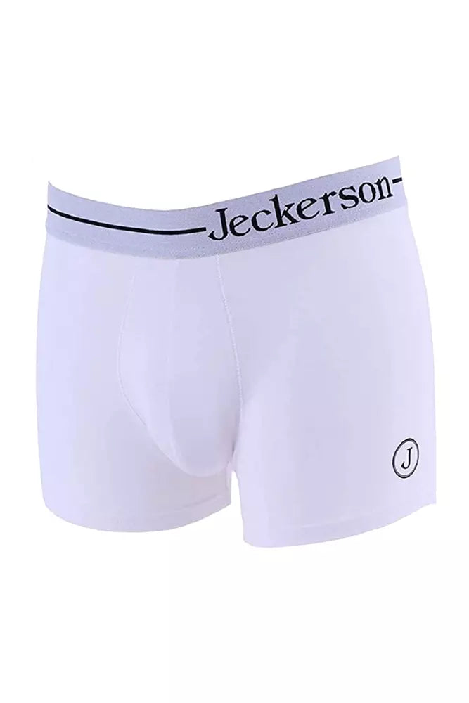 Jeckerson White Cotton Underwear