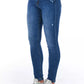 Frankie Morello Stylish Worn Wash Denim Jeans