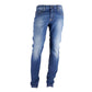 Bikkembergs Dark Blue Regular Fit Designer Jeans