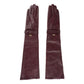Cavalli Class Chic Red Lambskin Leather Gloves