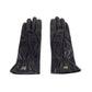 Cavalli Class Black Leather Di Lambskin Glove