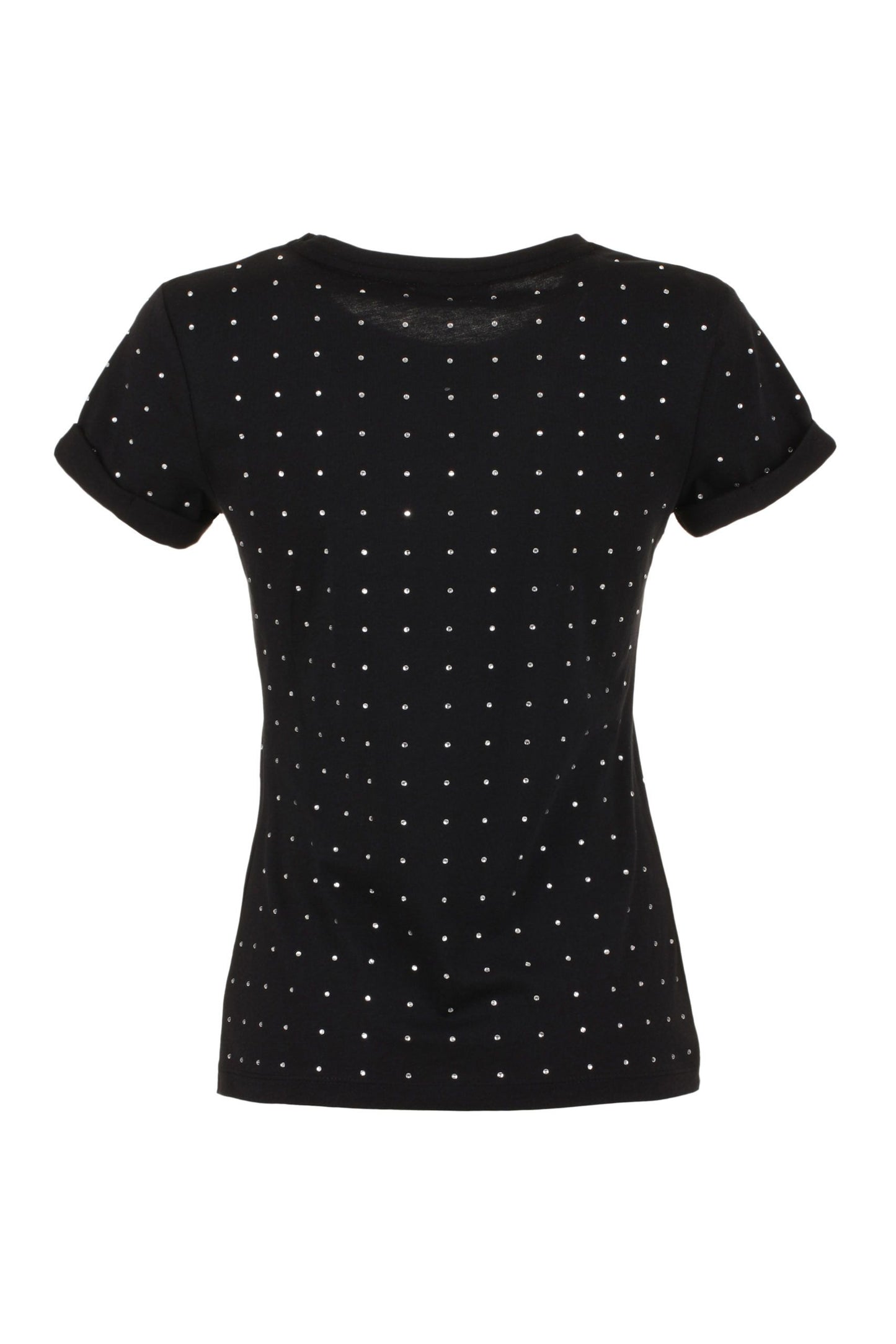 Imperfect Black Cotton Tops & T-Shirt