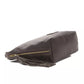 Pompei Donatella Chic Brown Leather Shoulder Bag