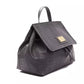 Pompei Donatella Convertible Croc-Print Leather Handbag