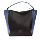 Pompei Donatella Chic Black Leather Shoulder Bag