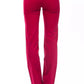 Ungaro Fever Ravishing Red Regular Fit Pants with Chic Detailing