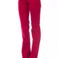 Ungaro Fever Ravishing Red Regular Fit Pants with Chic Detailing